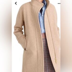 J Crew Stadium Cloth Cocoon Coat Size 00